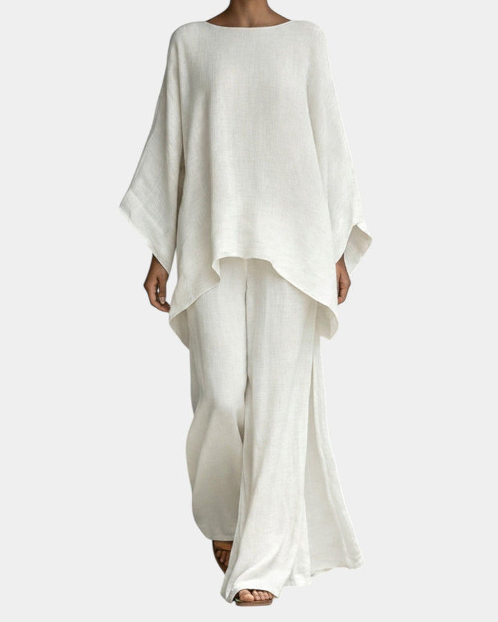 VERLAINE PARIS™| Ensemble fluide pantalon et blouse