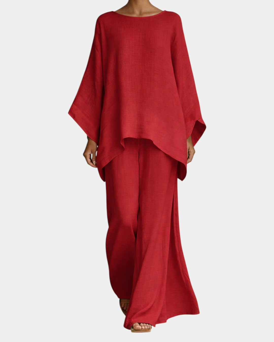 VERLAINE PARIS™| Ensemble fluide pantalon et blouse