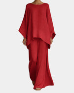 VERLAINE PARIS™| Ensemble fluide pantalon et blouse