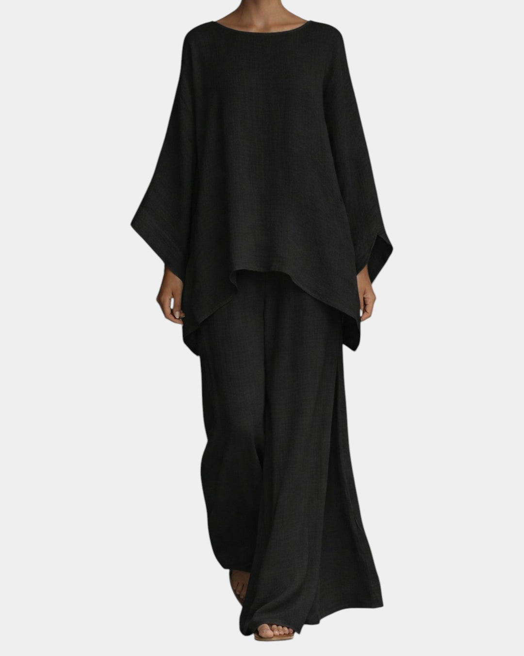 VERLAINE PARIS™| Ensemble fluide pantalon et blouse