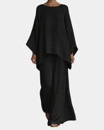 VERLAINE PARIS™| Ensemble fluide pantalon et blouse