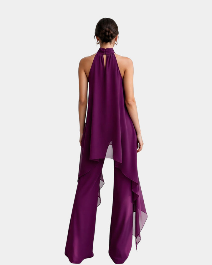 VERLAINE PARIS™| Ensemble blouse avec pantalon élégant