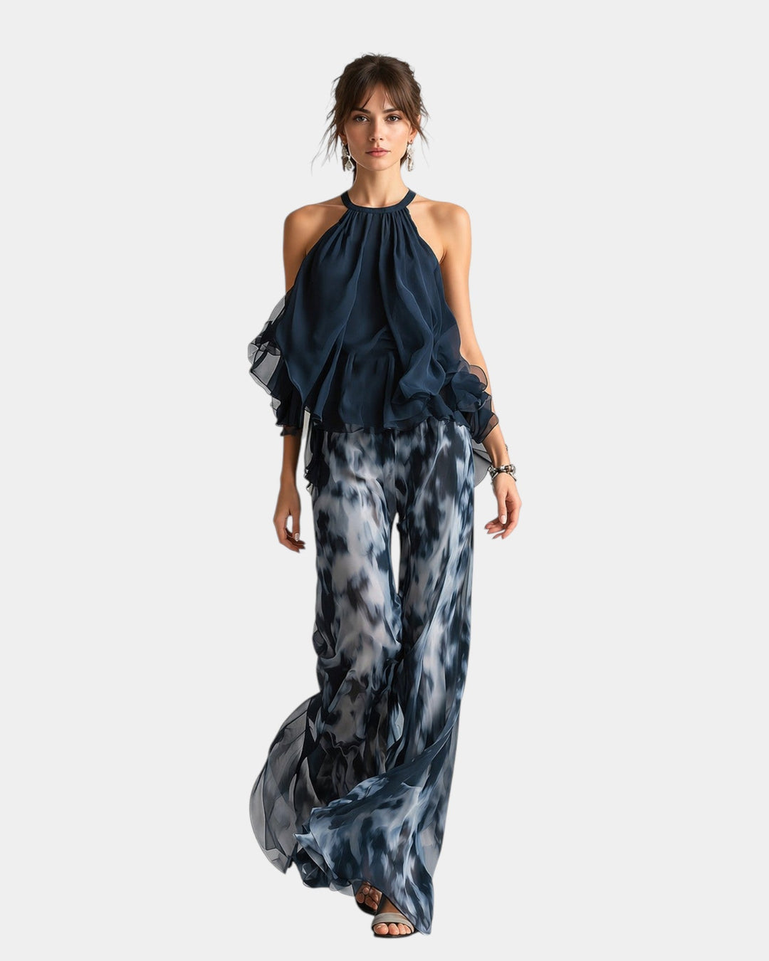 VERLAINE PARIS™| Ensemble élégant avec pantalon et blouse