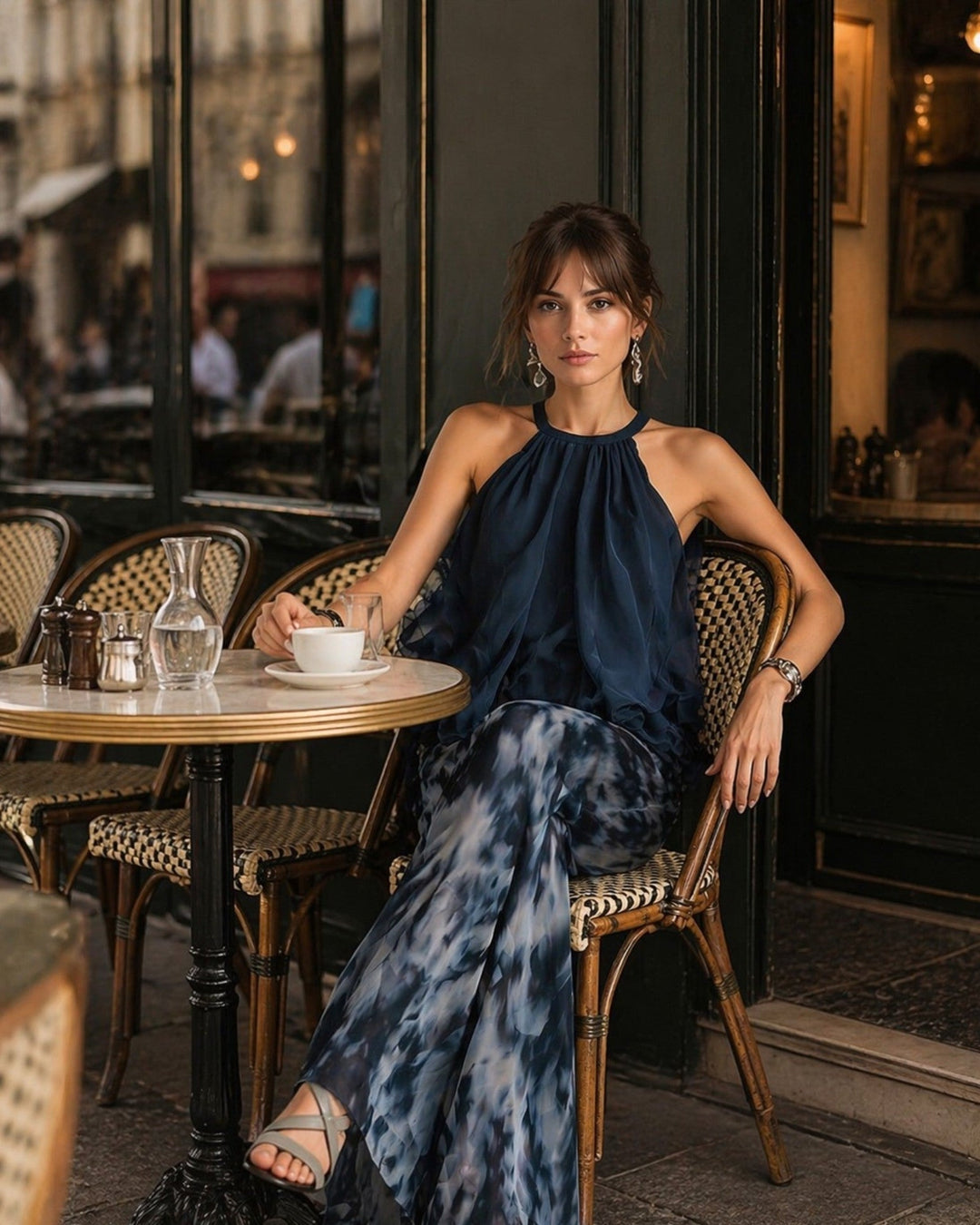 VERLAINE PARIS™| Ensemble élégant avec pantalon et blouse
