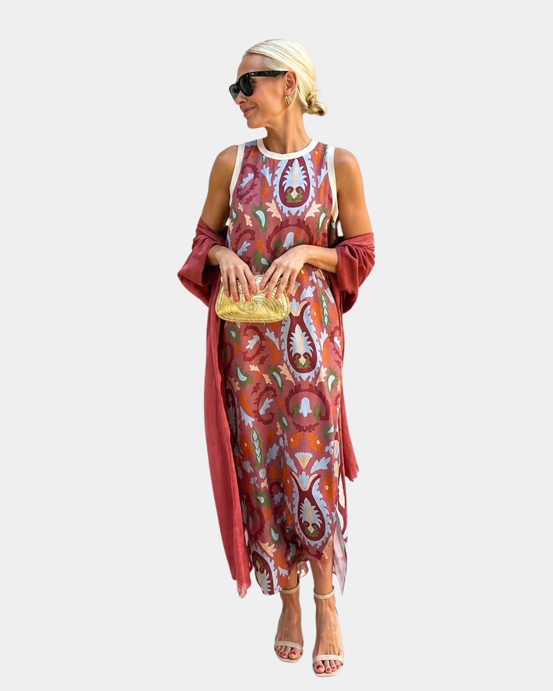VERLAINE PARIS™| Ensemble avec robe et gilet léger