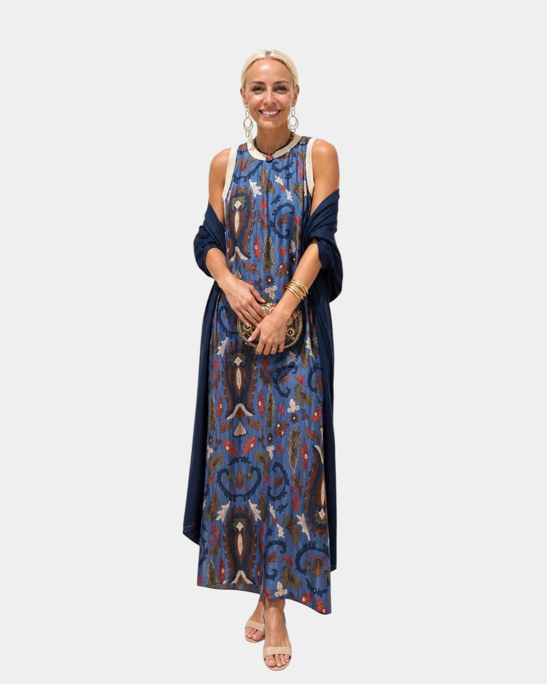 VERLAINE PARIS™| Ensemble avec robe et gilet léger