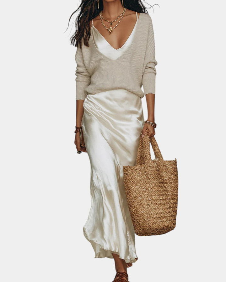 VERLAINE PARIS™| Robe avec blouse