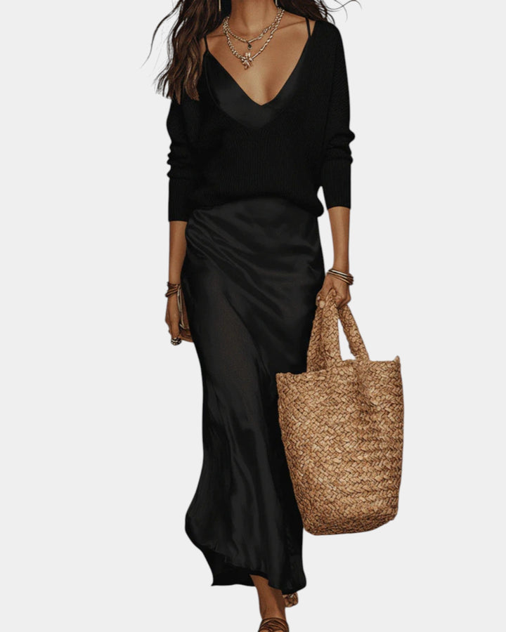VERLAINE PARIS™| Robe avec blouse