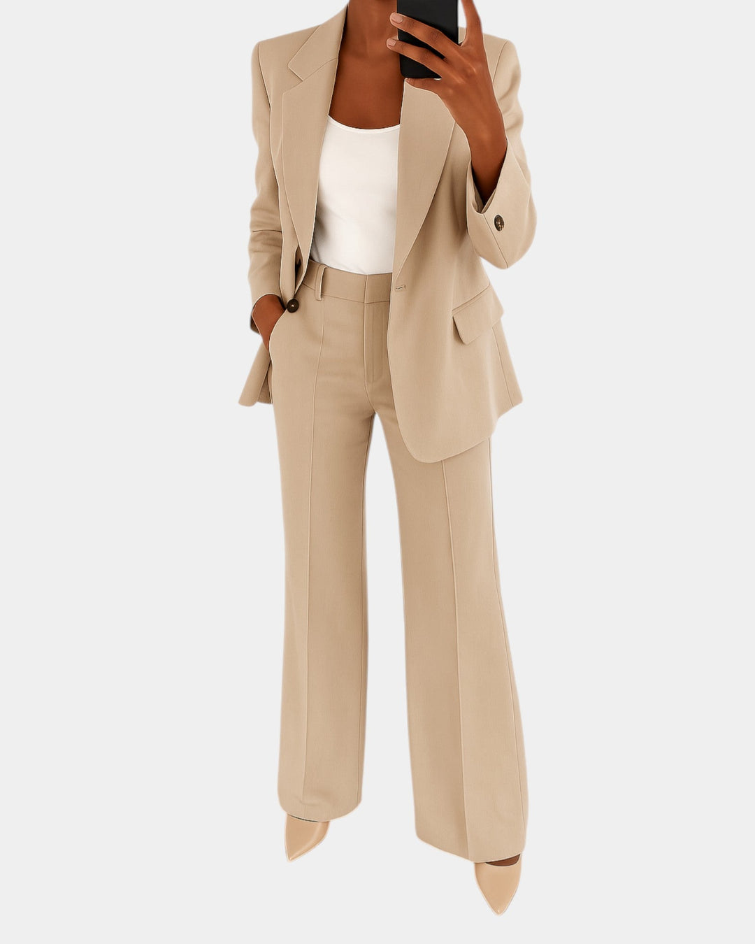 VERLAINE PARIS™| Ensemble pantalon avec blazer