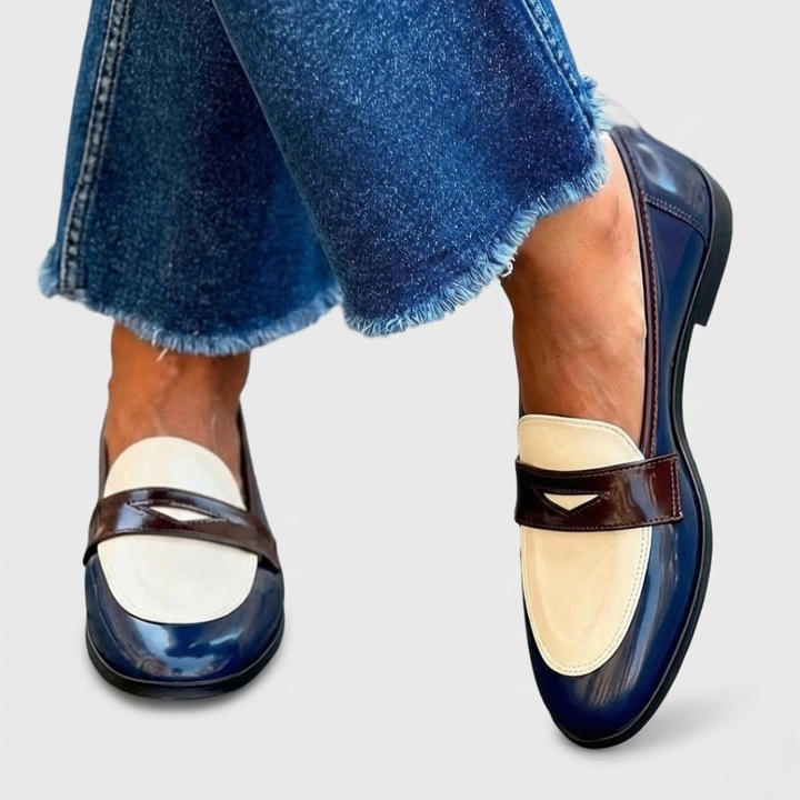 VERLAINE PARIS™ | Mocassins à Contraste