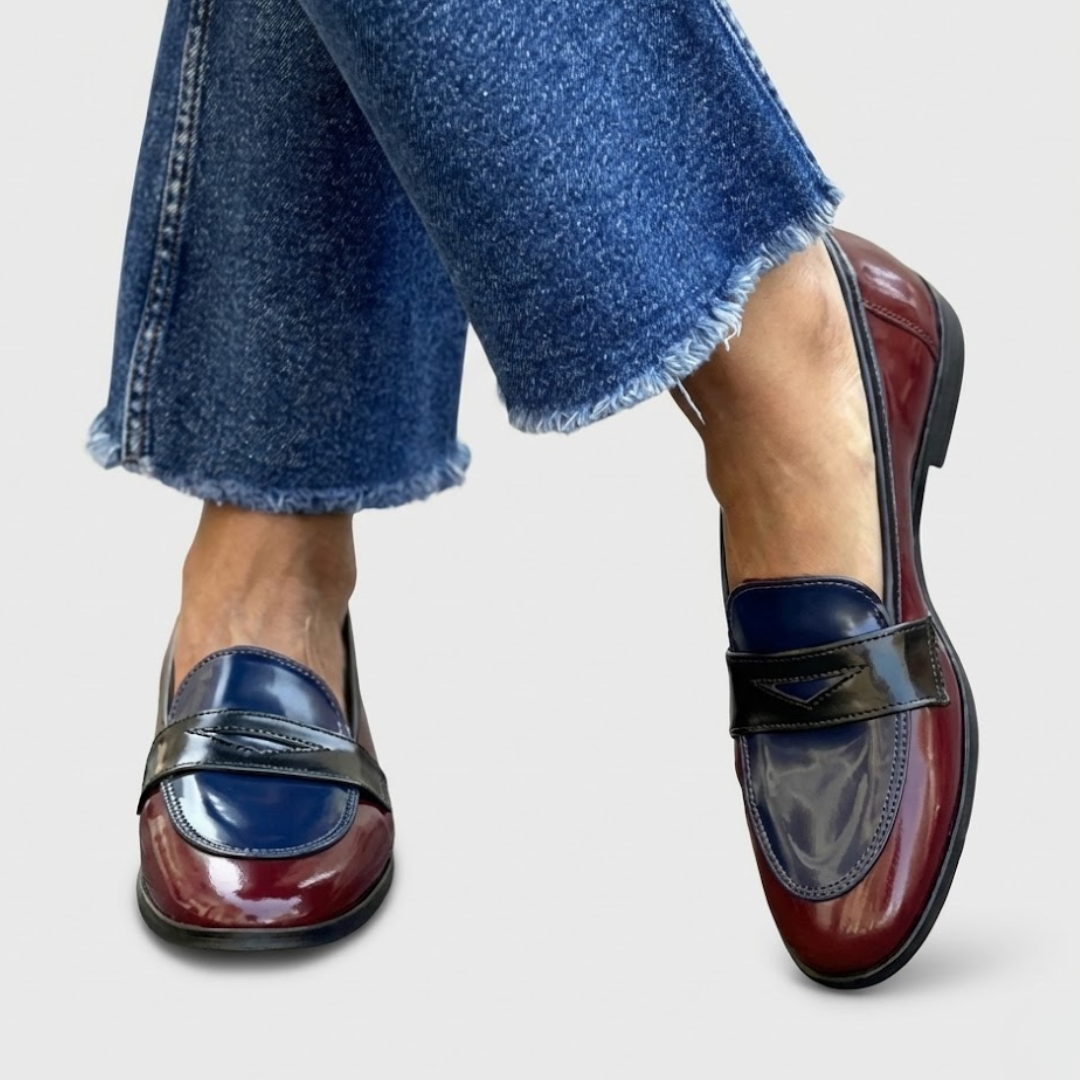 VERLAINE PARIS™ | Mocassins à Contraste