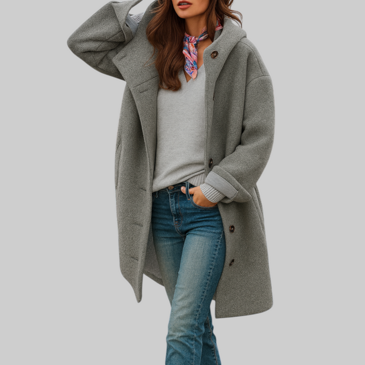 VERLAINE PARIS™| manteau quotidien, de longueur moyenne et confortable