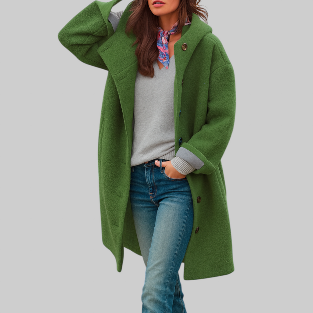 VERLAINE PARIS™| manteau quotidien, de longueur moyenne et confortable