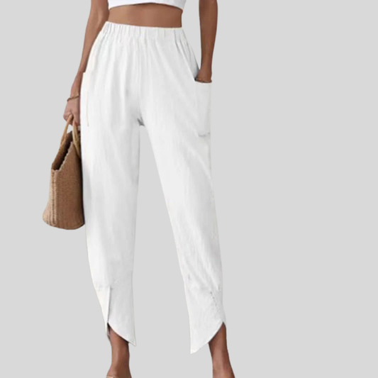VERLAINE PARIS™- Pantalon à Ourlet Fendu