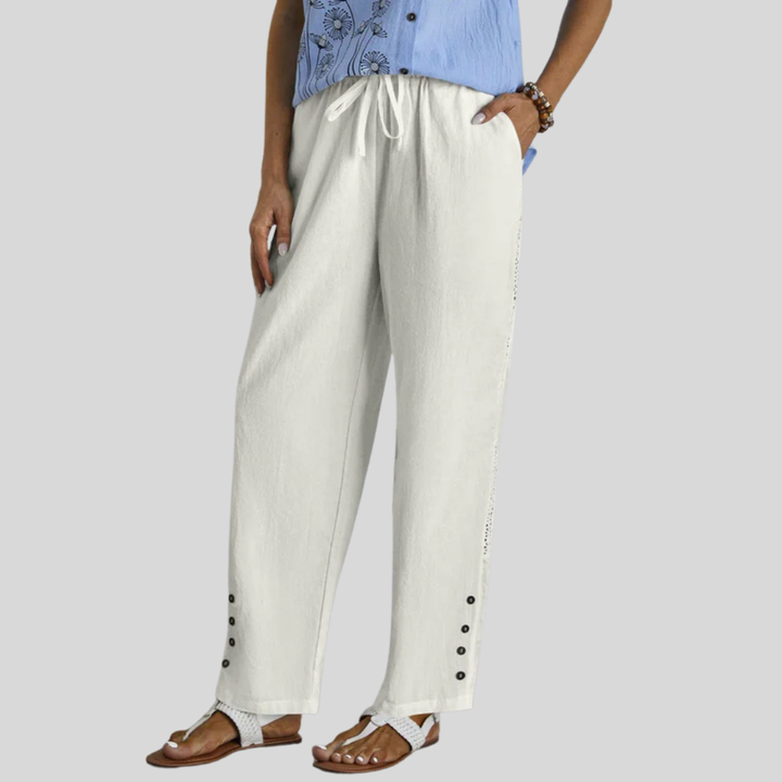 VERLAINE PARIS™- Pantalons Détendus à Boutons