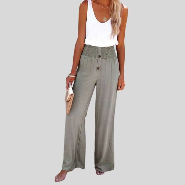VERLAINE PARIS™- Pantalon Taille Haute Détendu