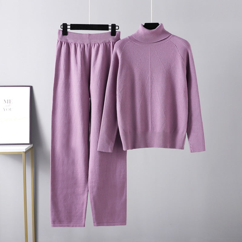 VERLAINE PARIS™ | Ensemble deux pièces Lounge en tricot torsadé