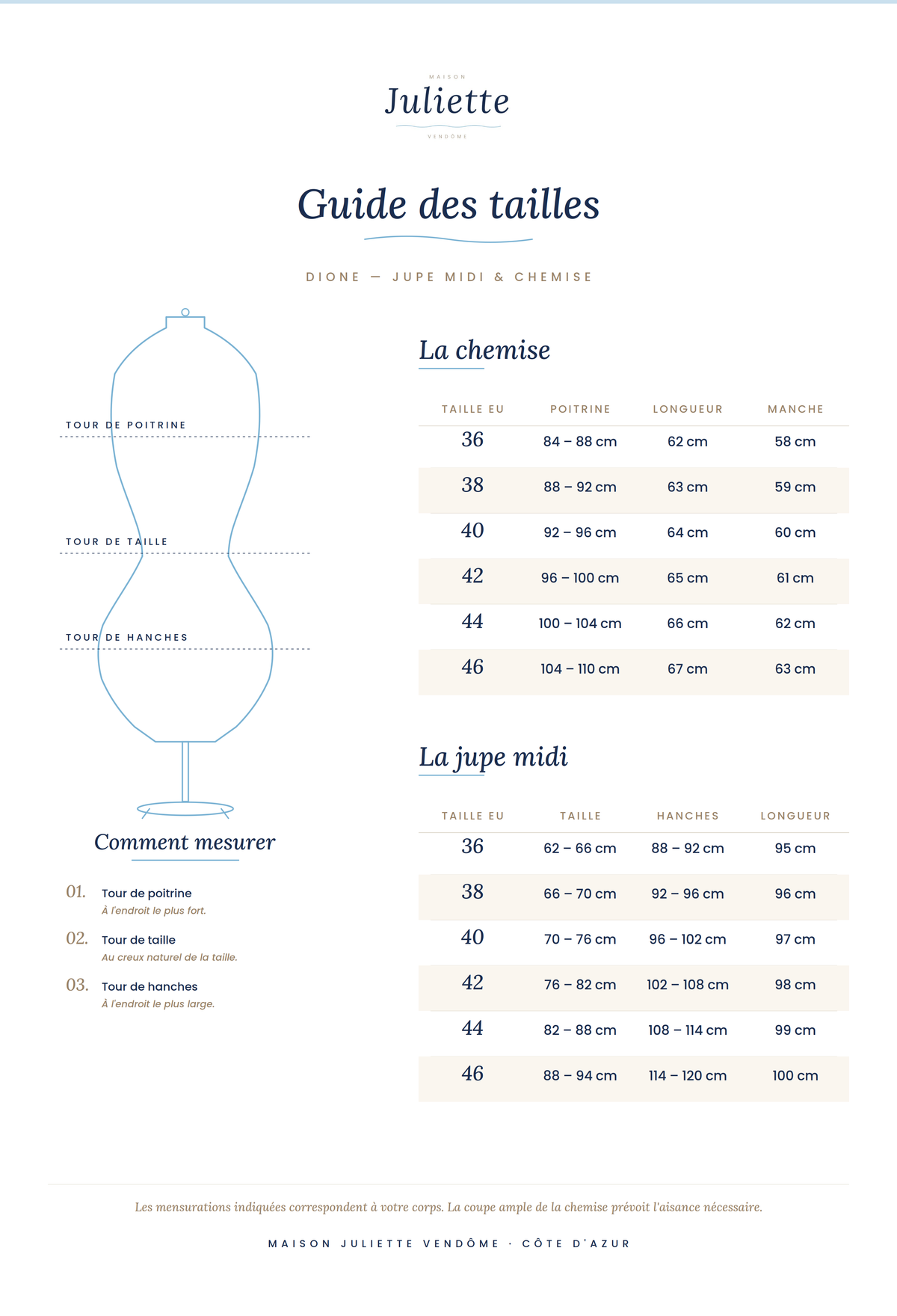 VERLAINE PARIS™| Jupe midi + chemise noire offerte