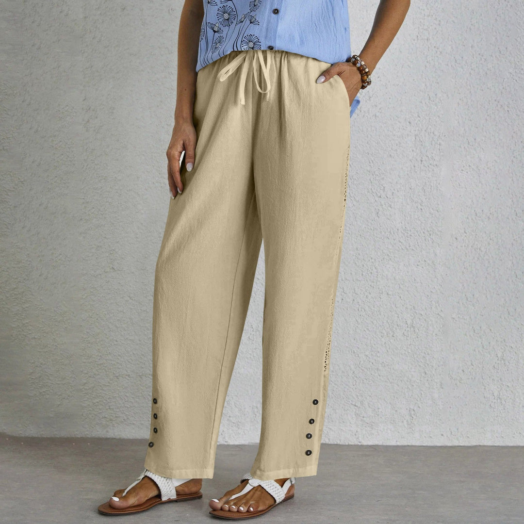 VERLAINE PARIS™- Pantalons Détendus à Boutons
