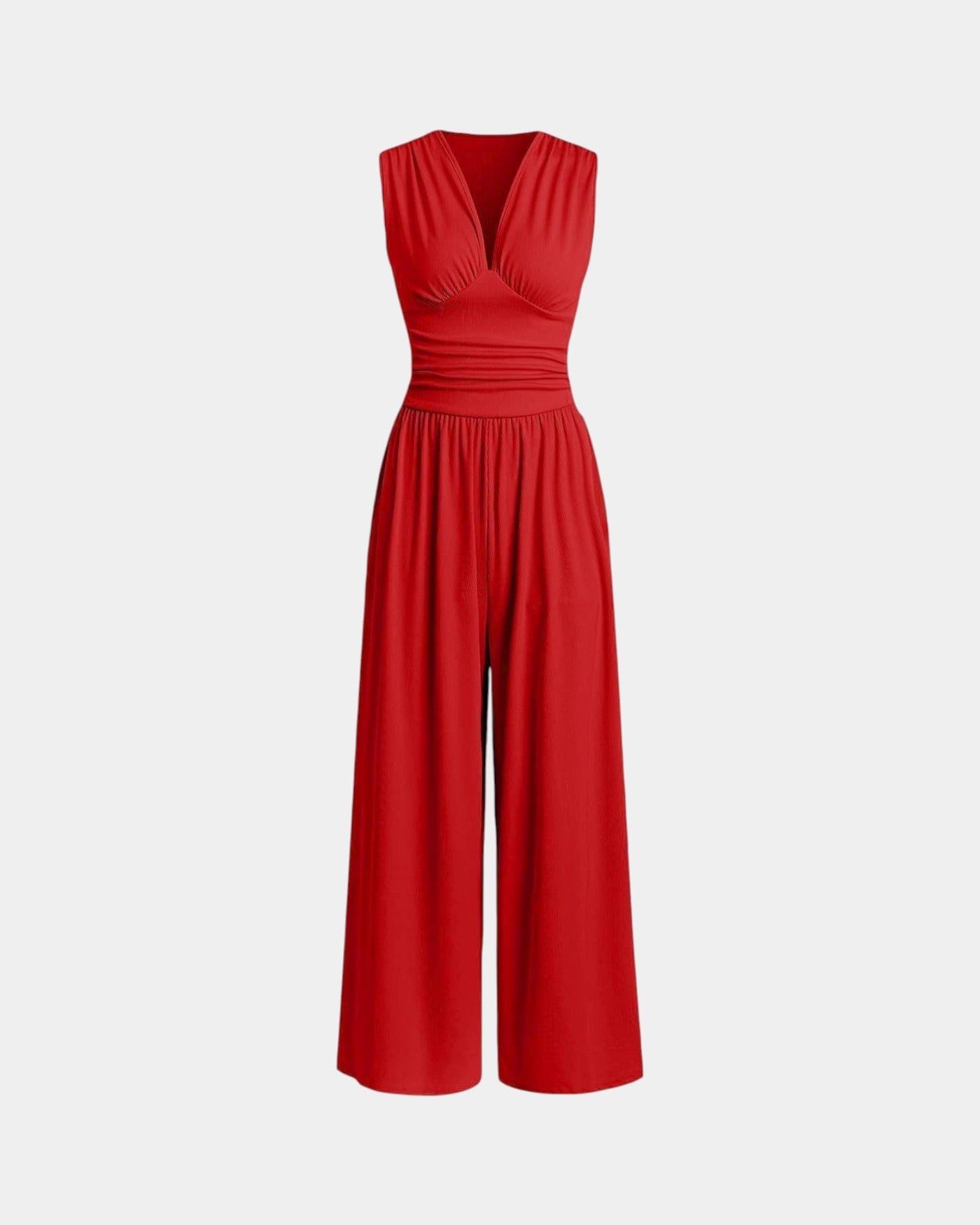 VERLAINE PARIS™| Combinaison sans manches à jambes larges chic