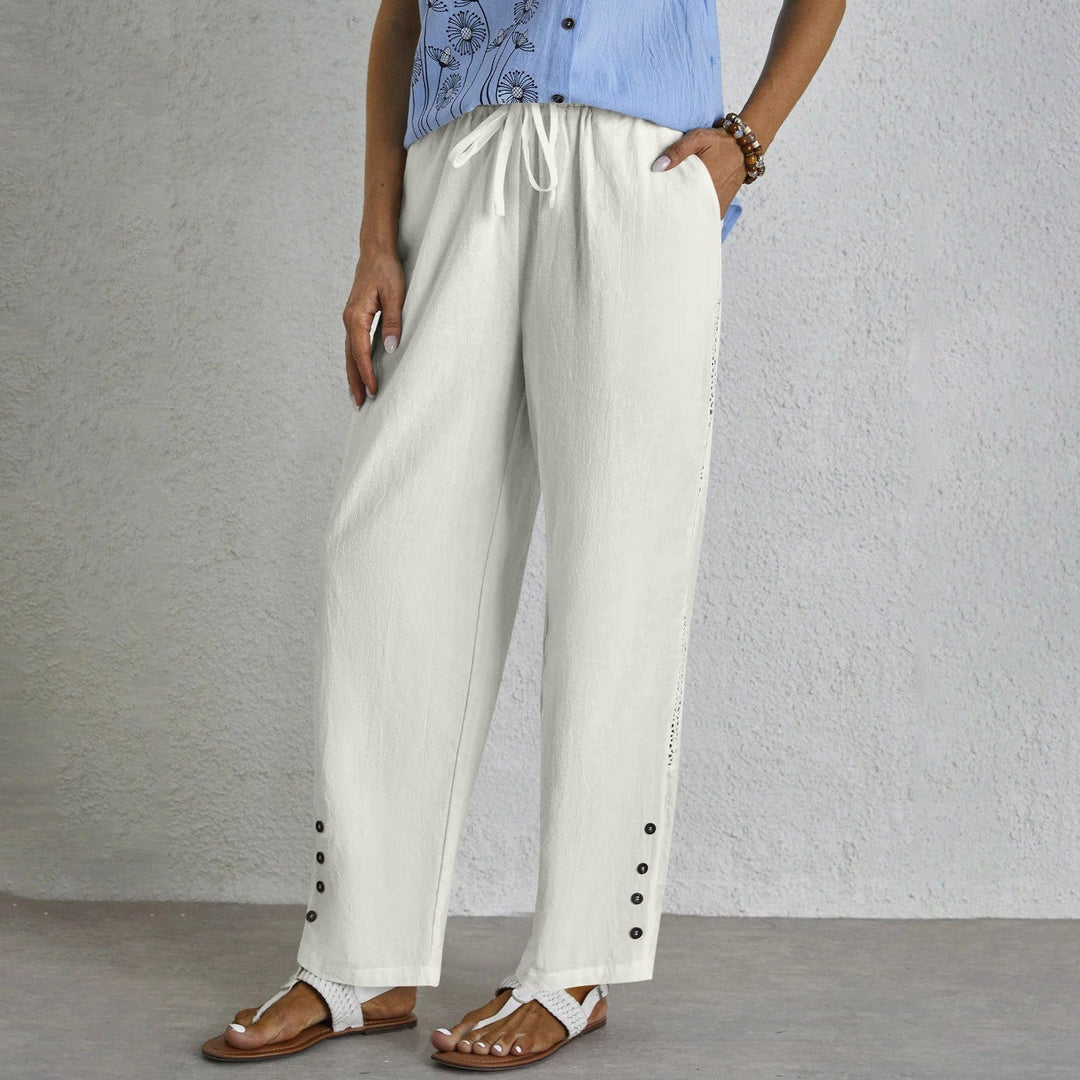 VERLAINE PARIS™- Pantalons Détendus à Boutons
