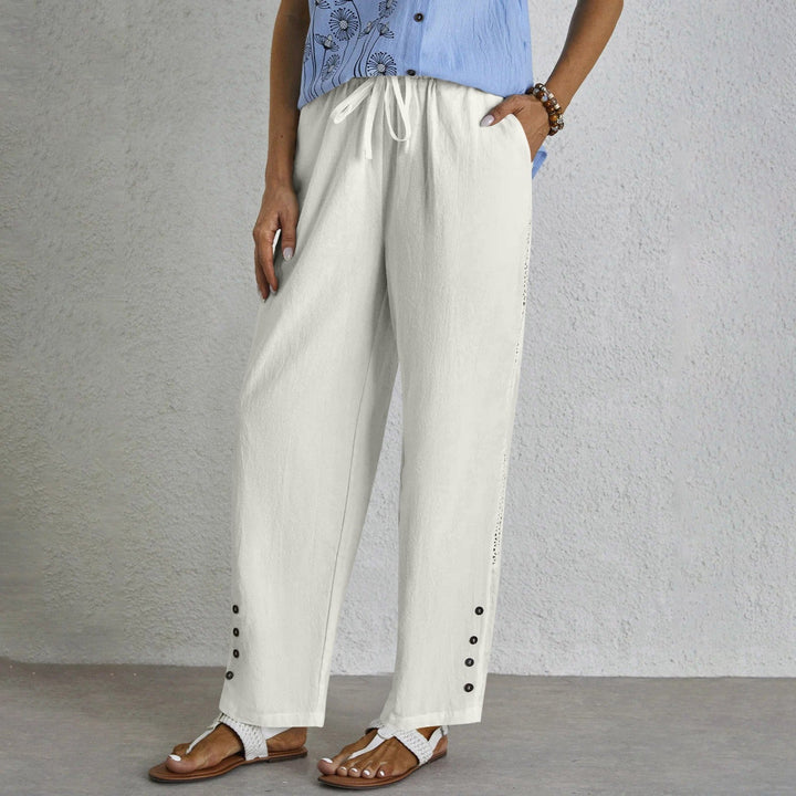 VERLAINE PARIS™- Pantalons Détendus à Boutons