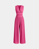 VERLAINE PARIS™| Combinaison sans manches à jambes larges chic