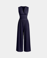 VERLAINE PARIS™| Combinaison sans manches à jambes larges chic