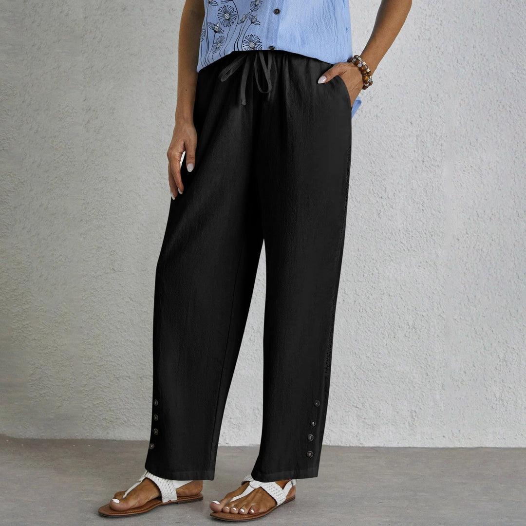 VERLAINE PARIS™- Pantalons Détendus à Boutons