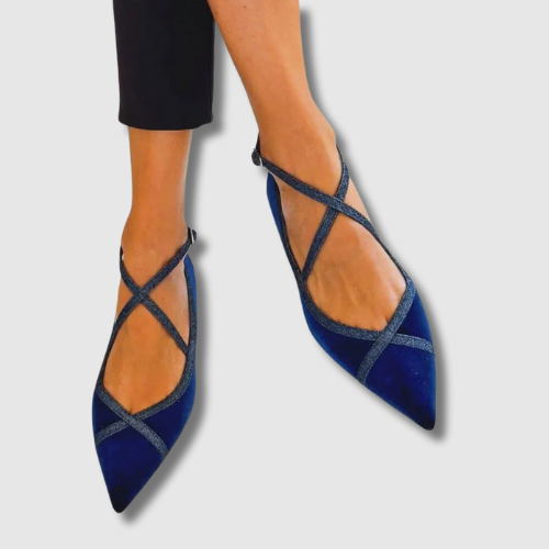 VERLAINE PARIS™ | Mocassins Chic Bleu Marine