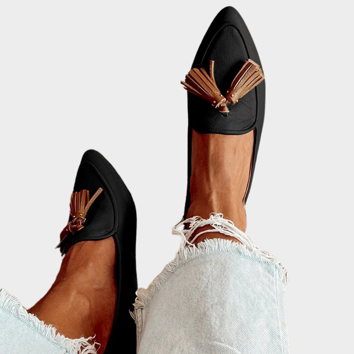 VERLAINE PARIS™- Mocassin à franges moderne