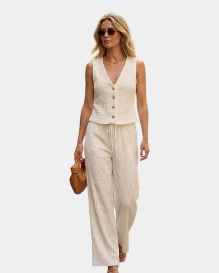 VERLAINE PARIS™| Ensemble pantalon et haut élégant