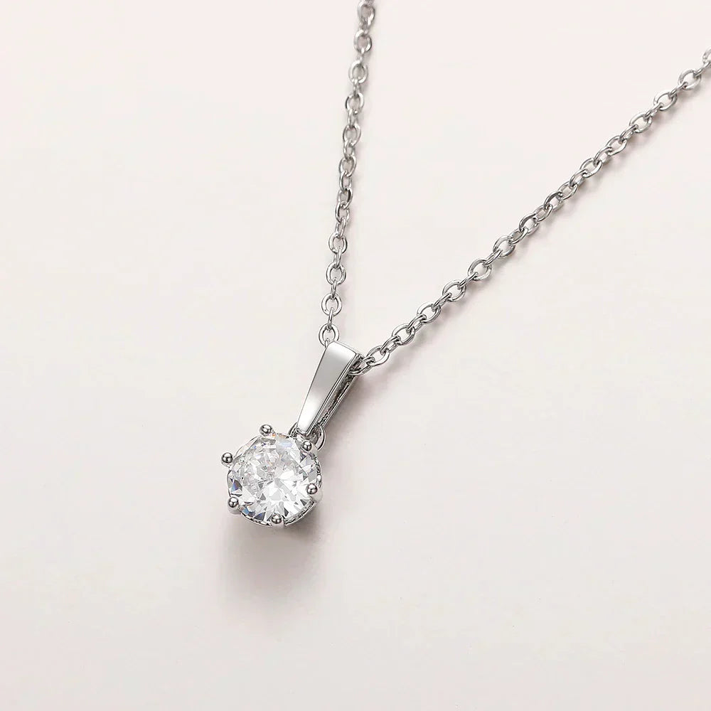 VERLAINE PARIS™ | Collier Pendentif Classique en Zirconium