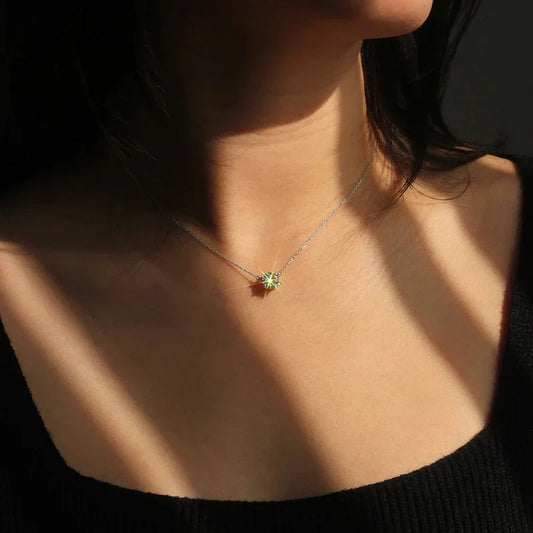VERLAINE PARIS™ | Collier Solitaire Élégant en Cristal
