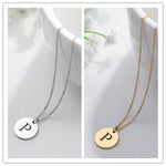 VERLAINE PARIS™ | Collier Pendentif Lettre en Or Élégant