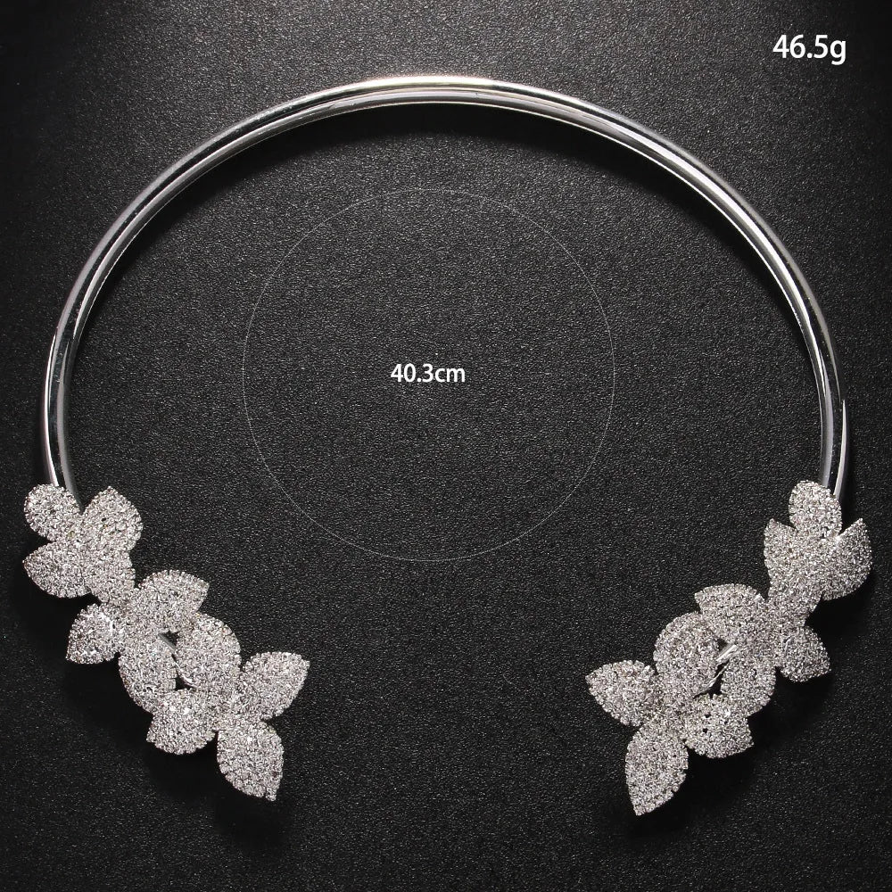 VERLAINE PARIS™ |Collier Élégant Fleur en Cristal