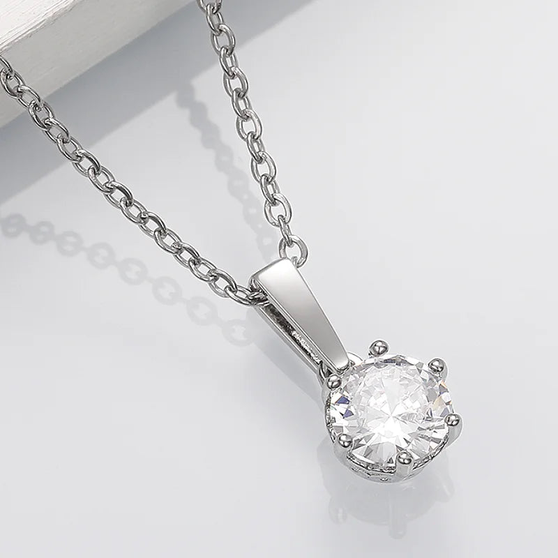 VERLAINE PARIS™ | Collier Pendentif Classique en Zirconium