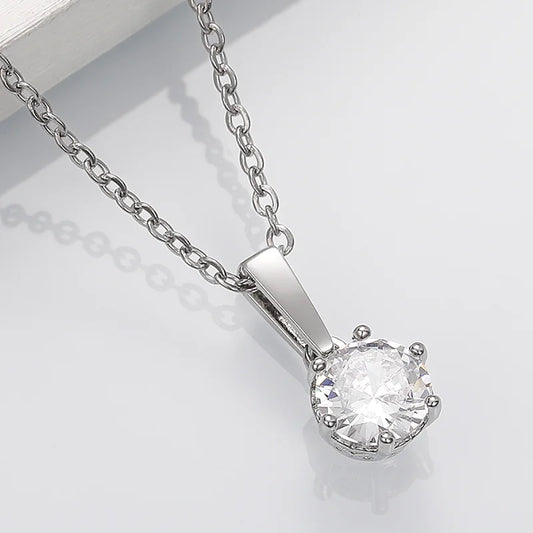 VERLAINE PARIS™ | Collier Pendentif Classique en Zirconium