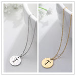 VERLAINE PARIS™ | Collier Pendentif Lettre en Or Élégant