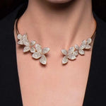 VERLAINE PARIS™ |Collier Élégant Fleur en Cristal