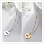VERLAINE PARIS™ | Collier Pendentif Lettre en Or Élégant