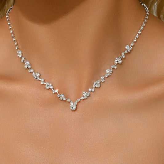 VERLAINE PARIS™ | Collier de Mariage Élégant en Diamant