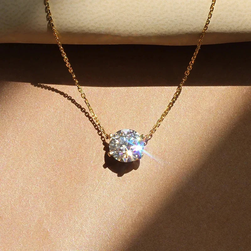 VERLAINE PARIS™ | Collier Solitaire Élégant en Cristal