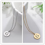 VERLAINE PARIS™ | Collier Pendentif Lettre en Or Élégant