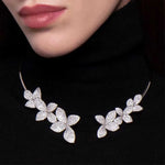 VERLAINE PARIS™ |Collier Élégant Fleur en Cristal