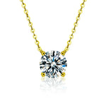 VERLAINE PARIS™ | Collier en argent sterling plaqué or avec zircon