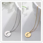 VERLAINE PARIS™ | Collier Pendentif Lettre en Or Élégant