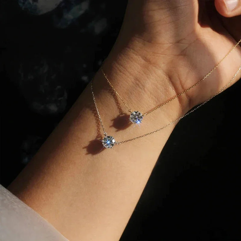 VERLAINE PARIS™ | Collier Solitaire Élégant en Cristal