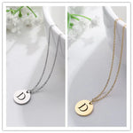 VERLAINE PARIS™ | Collier Pendentif Lettre en Or Élégant