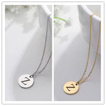 VERLAINE PARIS™ | Collier Pendentif Lettre en Or Élégant